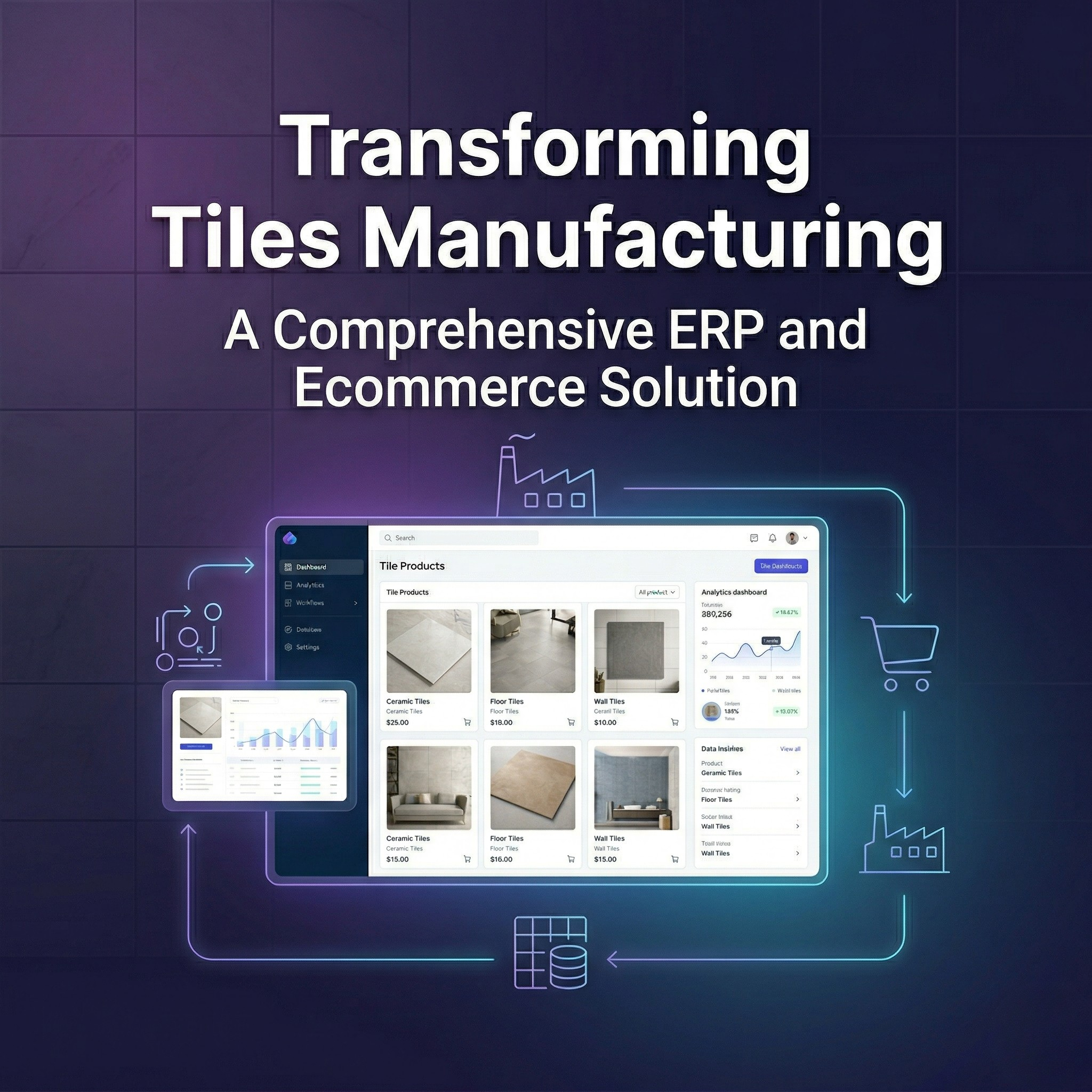 Transforming Tiles Manufacturing: A Comprehensive ERP and Ecommerce Solution